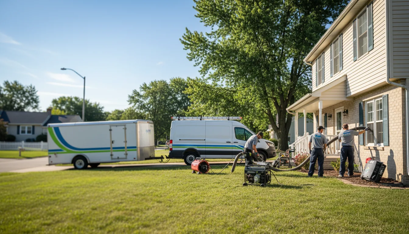 Flooded Basement Restoration And Cleanup With Repair in Loveville, MD near me